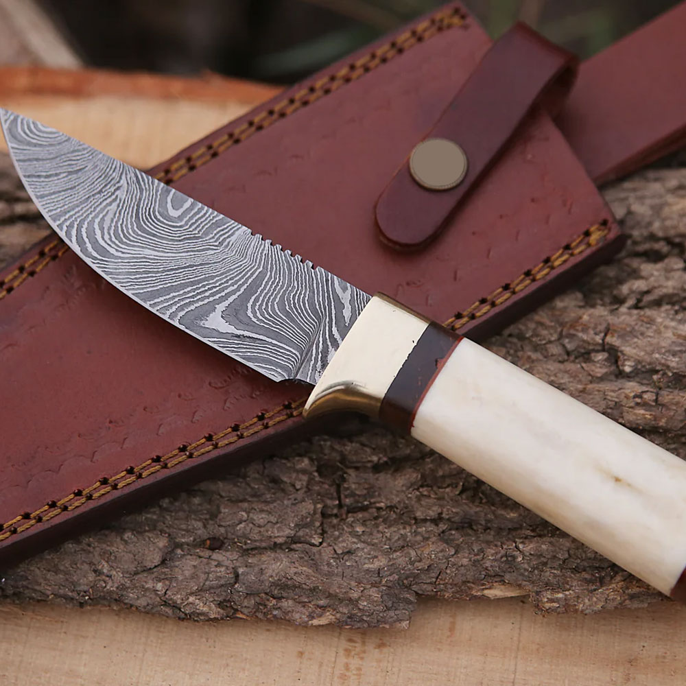 Damascus Steel Skinner Knife